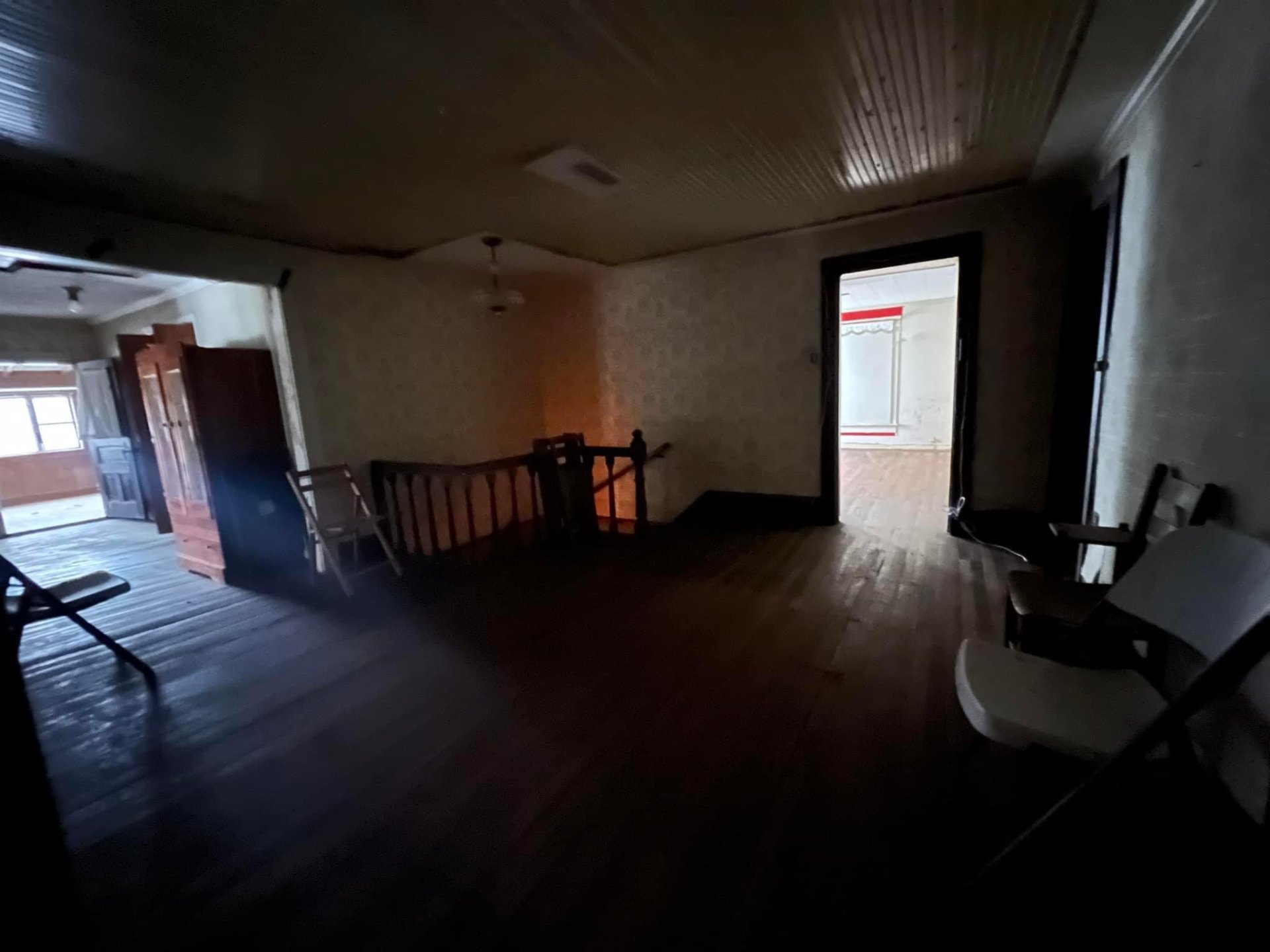 Upstairs living quarters